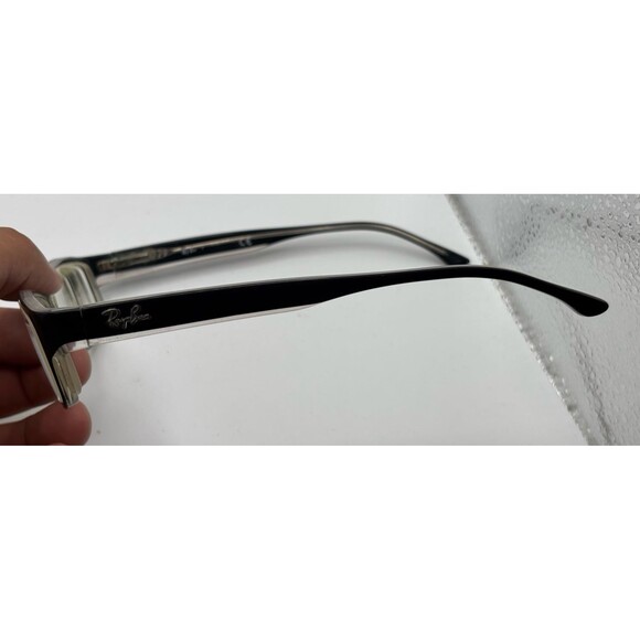 Ray-Ban RB5114 2034 Black on Transparent Eyeglasses Frame 54-16-140 - Picture 2 of 10